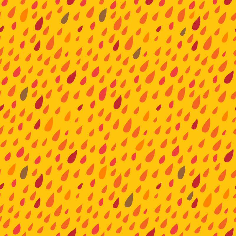 Bright yellow color raindrop background vector material
