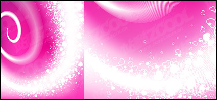 Heart-shaped light vector material