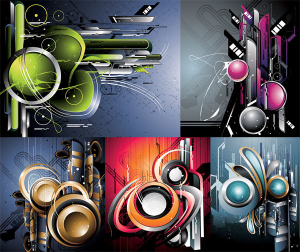 High-tech theme of vector 