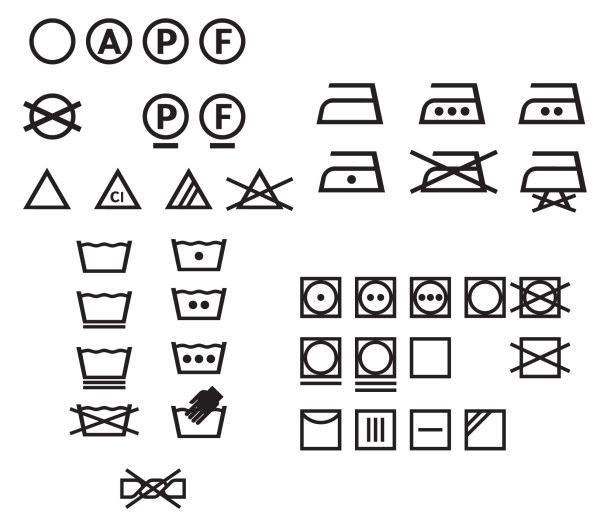 Washing logo icon vector material
