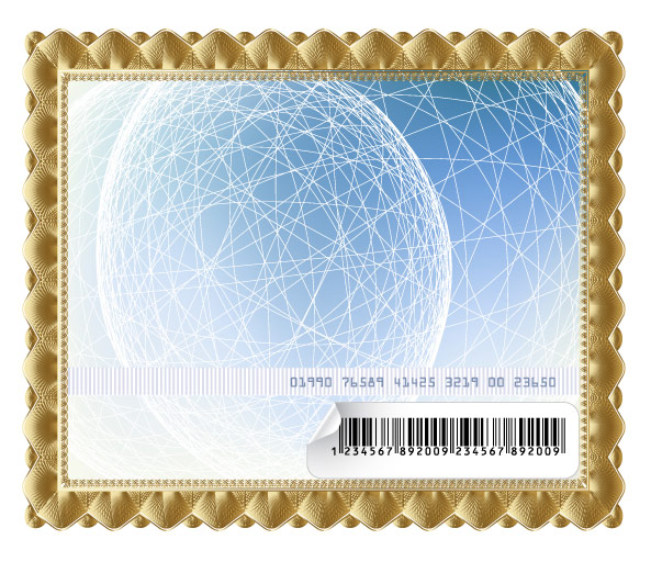 Golden Frame Vector