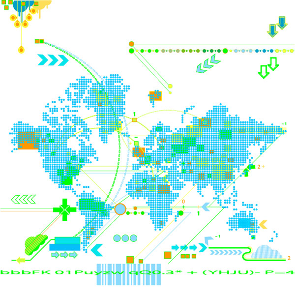 Vector current map material