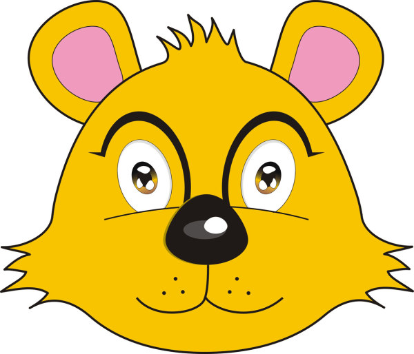Bear Head Vector fox