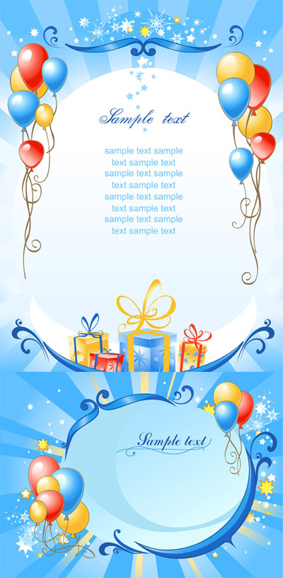 Festival balloon vector of material
