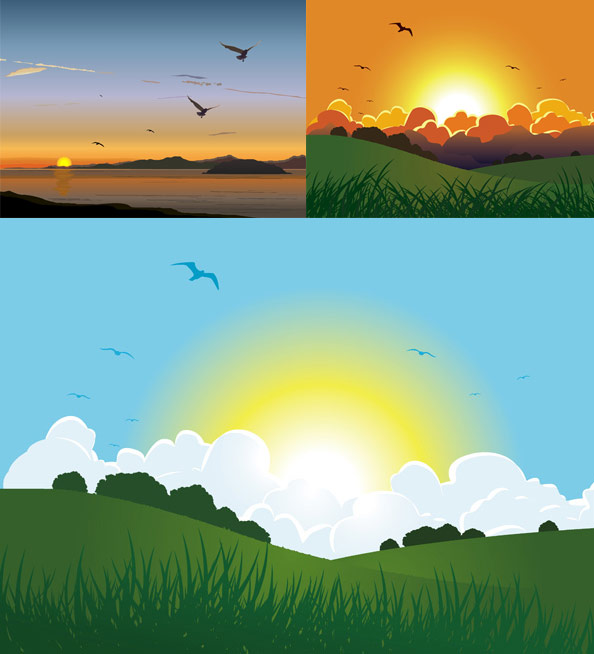 Free Vector Flying