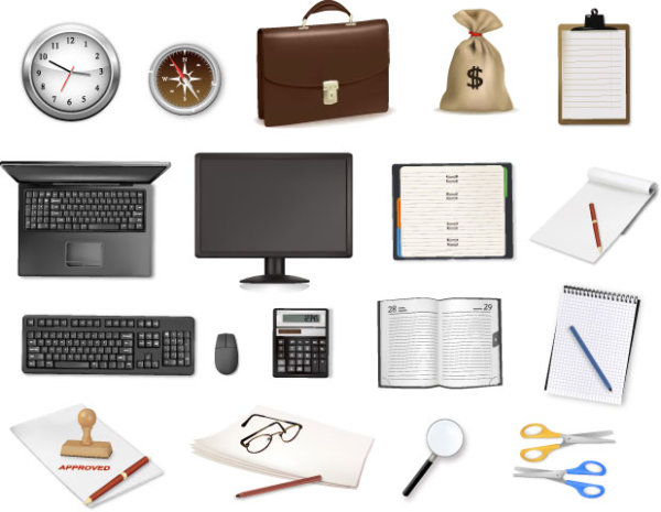 Office Series icon vector material
