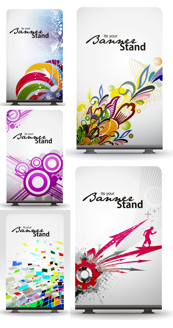 Dynamic element panels fine pattern - Vector