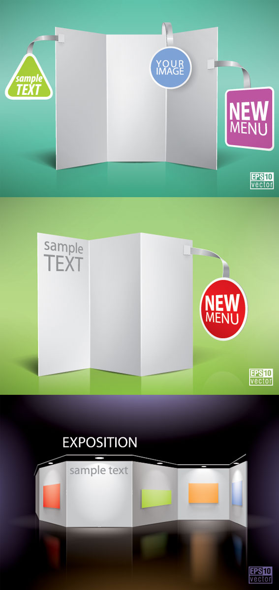 Vector blank panels