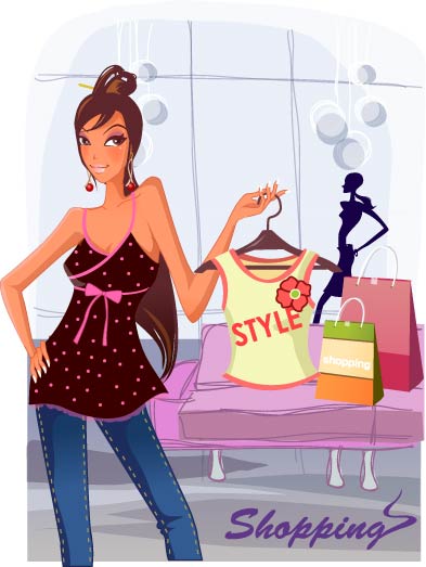 Women's fashion shopping material 2