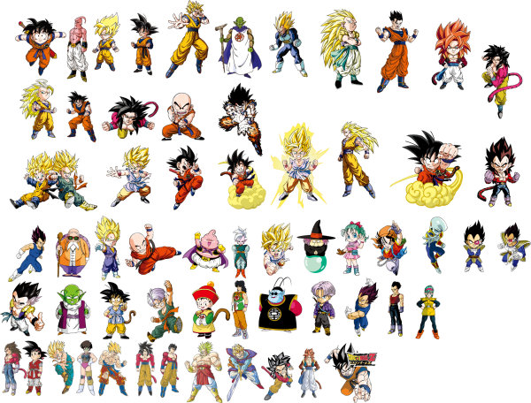 Dragon Ball character vector