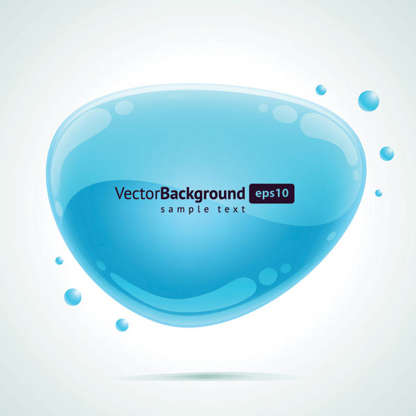 Crystal Bubble graphics Vector -6
