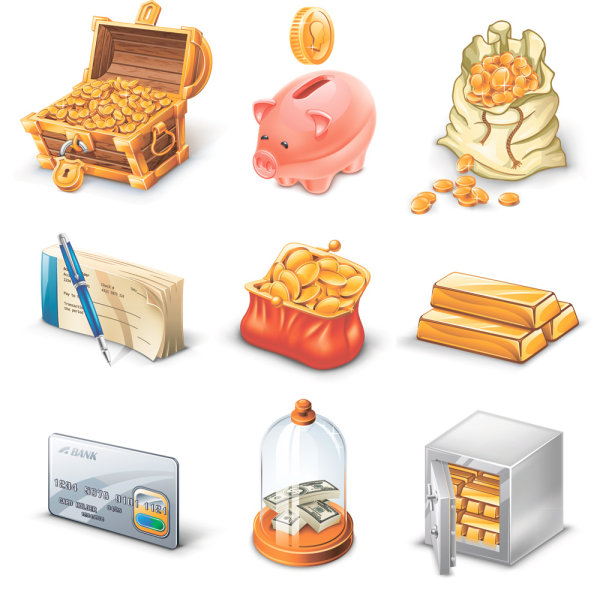 Business website icon 03-- vector material