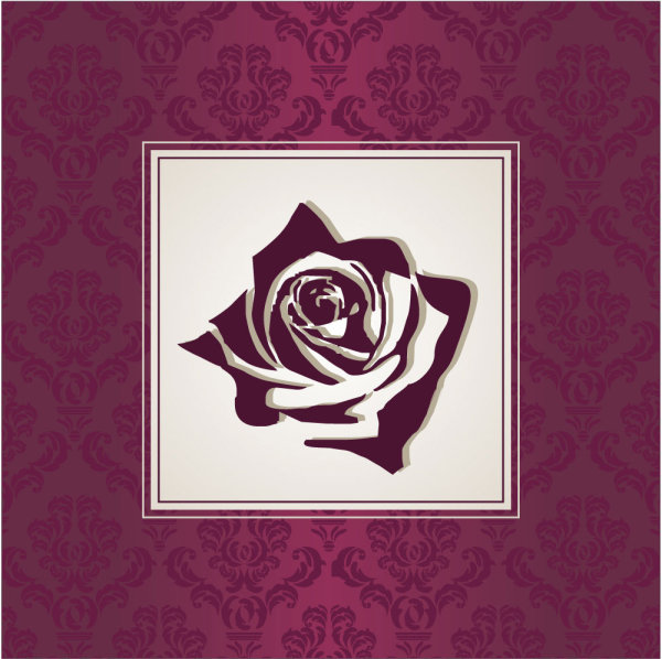 Fine pattern border background 03 - vector