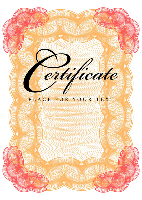 Fine security pattern border 04 - vector