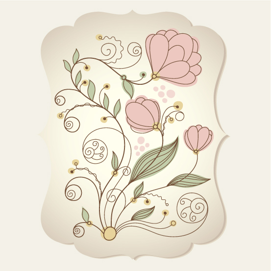 Fine background pattern 04-- vector material