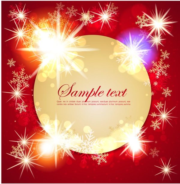 Festive gift material 05 - vector material