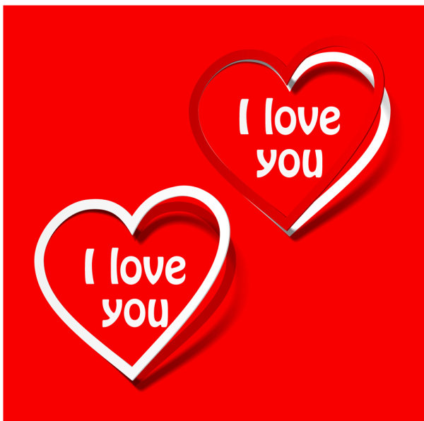 Red and white with notes 04 - vector material