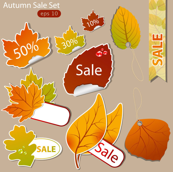 Leaves 02. - Vector material