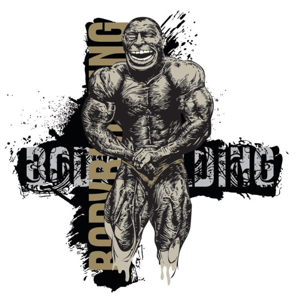 The trend of T-shirt 04 - vector material
