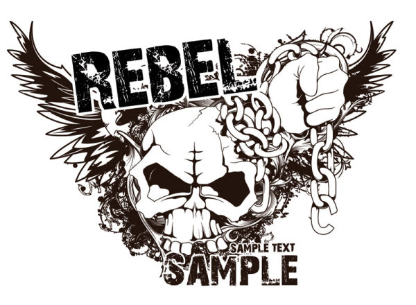The trend of T-shirt 15 - vector material