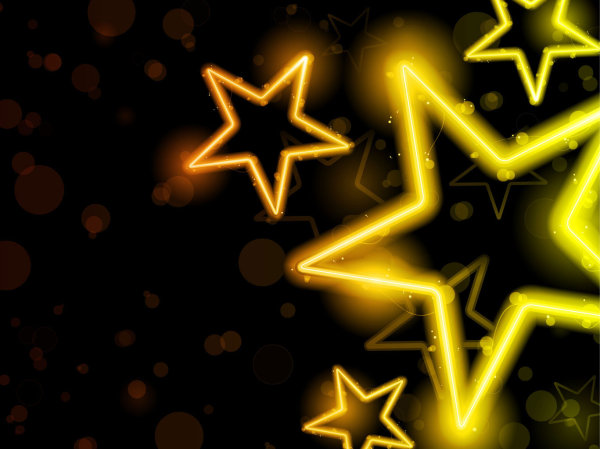 Gorgeous neon effects 04 - vector material