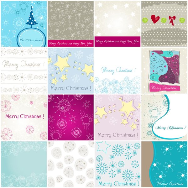 Christmas element material 02 - vector