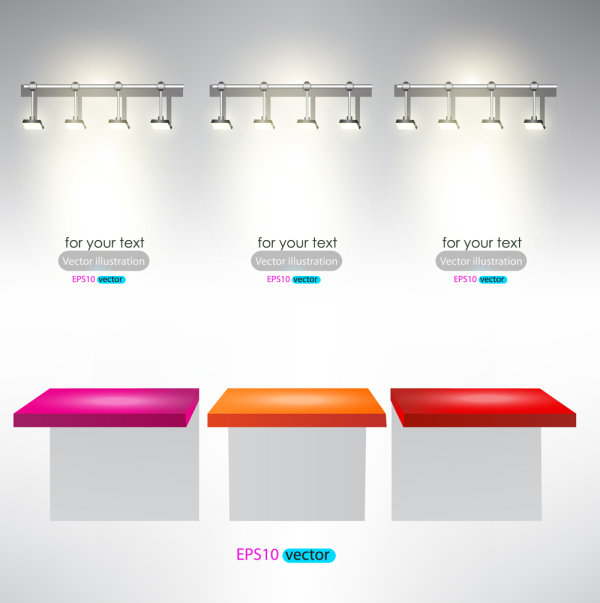 Brilliant light show 02 - vector material