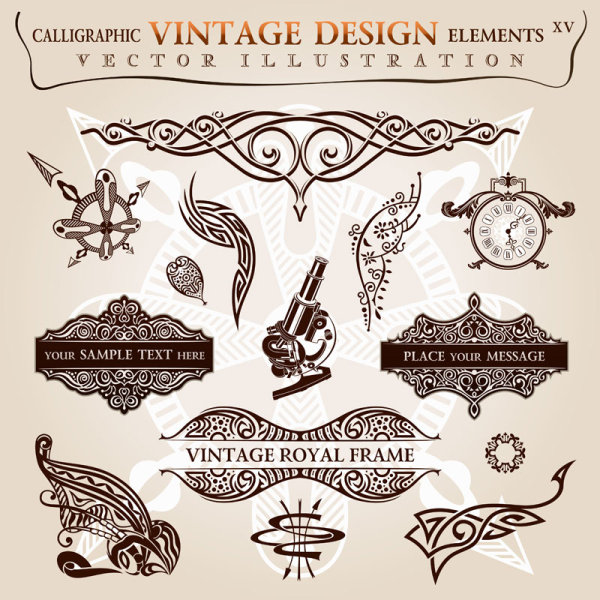 European pattern 01 - vector material