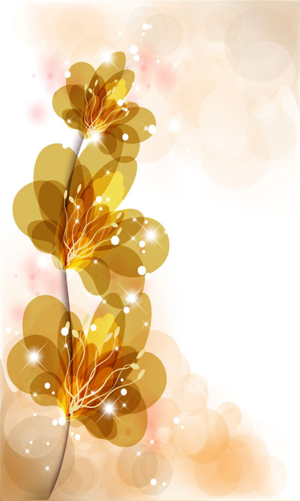 Colorful flowers 02 - vector material