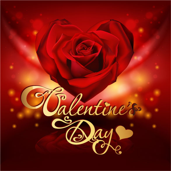 Retro Valentine's Day cards 03 - vector
