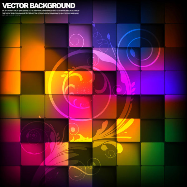 Fashion three-dimensional box 04 - vector material