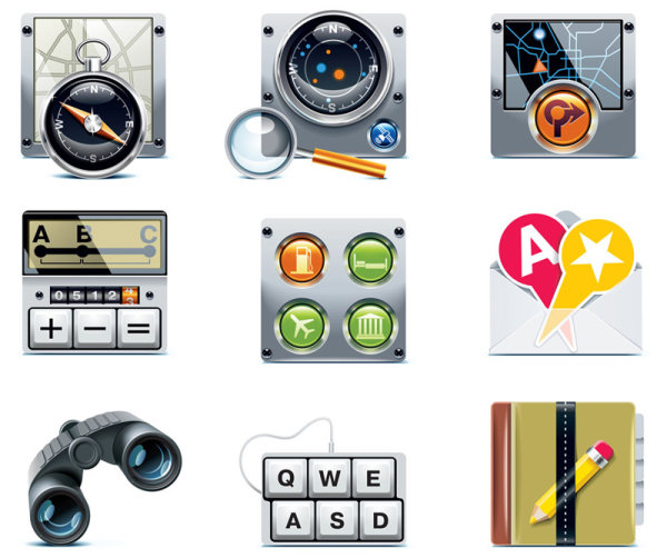 Navigation icon 02 - vector