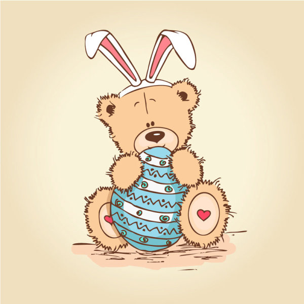 Cartoon Bear 04 - Vector