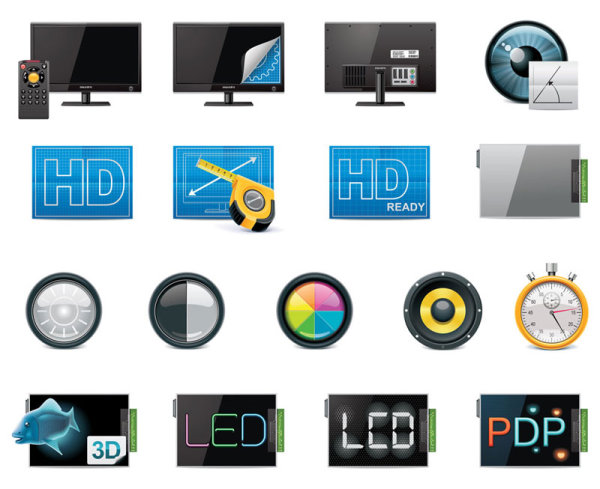 Technology icon 01 - vector