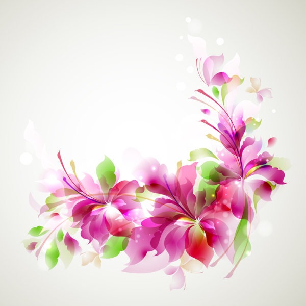 Colorful pattern background 03 - vector material