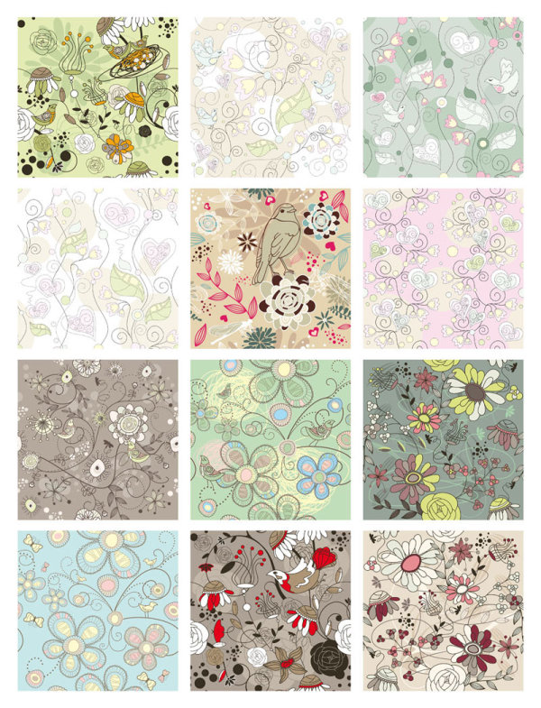 Exquisite patterns 01 - vector material