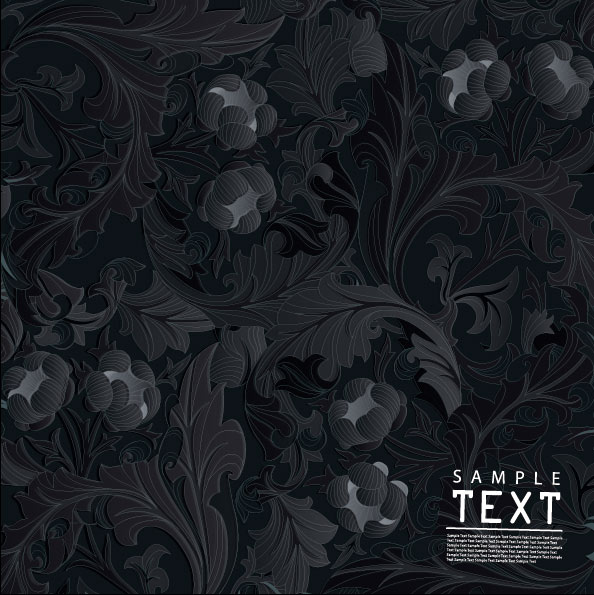 Classic pattern background 05 - vector material