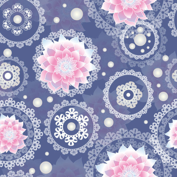Pattern background 01 - vector material