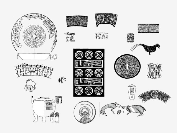 Ancient pattern 01 vector material