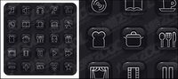 Web2.0 simple black icon