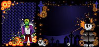 Halloween vector illustration material