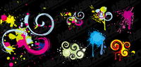 ink blot pattern