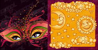 lovely pattern vector material