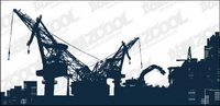 Vector site of heavy machine-cut material