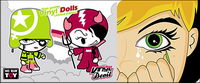 cartoon character vector illustration material