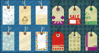 Tag material lovable Vector
