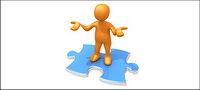 3D puzzles with the little picture material