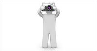 3D pictures little picture material-2