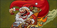 Crazy Christmas old material