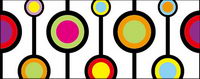 The colors round vector background material